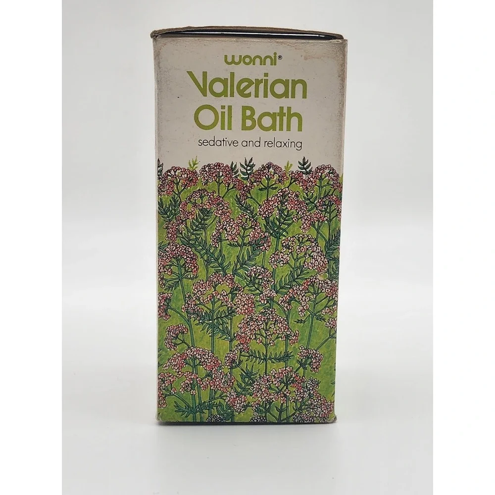Wonni‎ Valerian Oil Bath Relaxing Calming Sedative Made in Germany Vintage